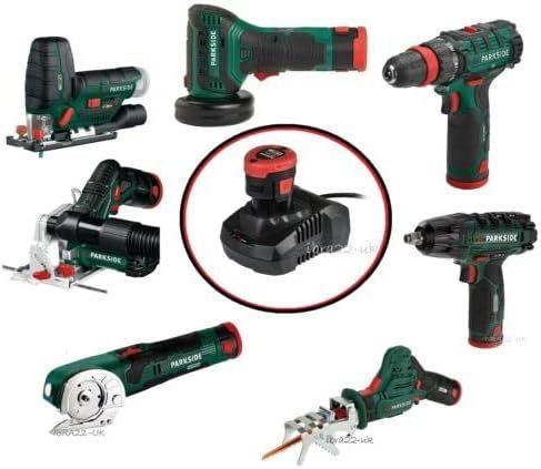 PARKSIDE Batterie 12 V 2 ah + chargeur, lithium-ion 2,4A