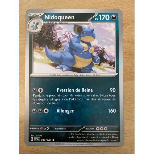 (2359) Nidoqueen 31/165 Pokemon 