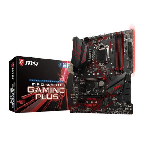 MSI MPG Z390 Gaming Plus Cartes mères LGA 1151 Intel Z390 DDR4 128 Go CPUs 2 × m.2 PCI-E 3.0 ATX GEN 7-8 et 9 - Intel**Neuf Sous Blisster ( Emballage d'origine) JAMAIS OUVERT**