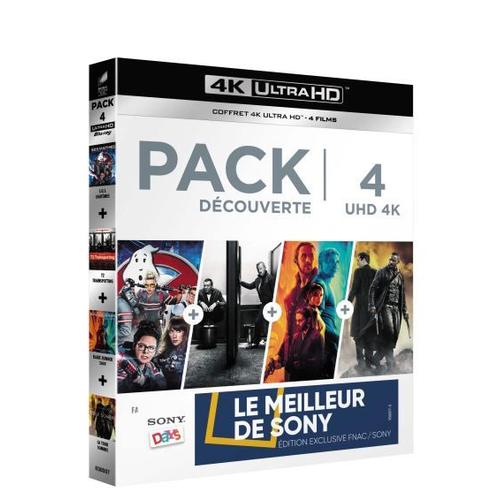 Coffret 4k Uhd : Sos Fantomes - Trainspotting 2 - Blade Runner 2049 - La Tour Sombre