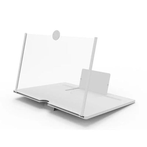 Amplificateur D'écran 10 Pouces,Loupe Pliante Pour Téléphone Portable,Support Vidéo,Support D'agrandissement,Protection Des Yeux - Type 22 X 165 X 1 White #D