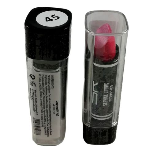 Rouge À Lèvres Teintes De Rouge Ou Rose Nuances Sabrina Rudnik Cosmetics Sr Nuance N°45 Rose