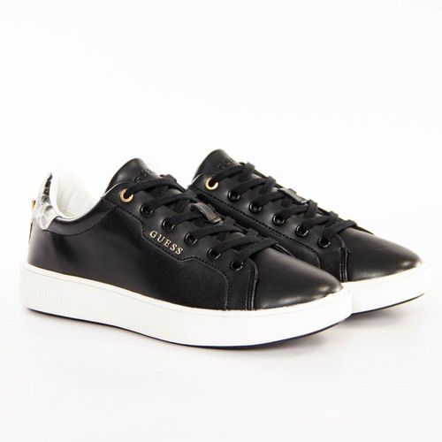 basket guess femme noir et or
