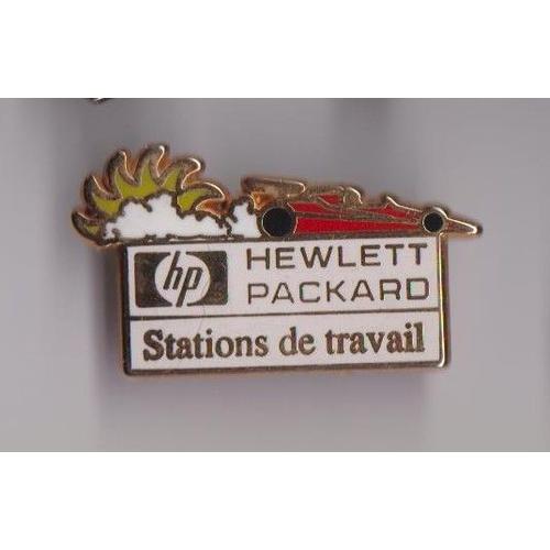 Pin's Hewlett Packard Station De Travail Formule 1 Un F1 Zamac Ref 320a