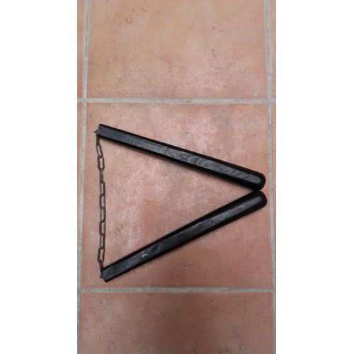 Nunchaku Bruce Lee, Bois Noir Avec Chaine