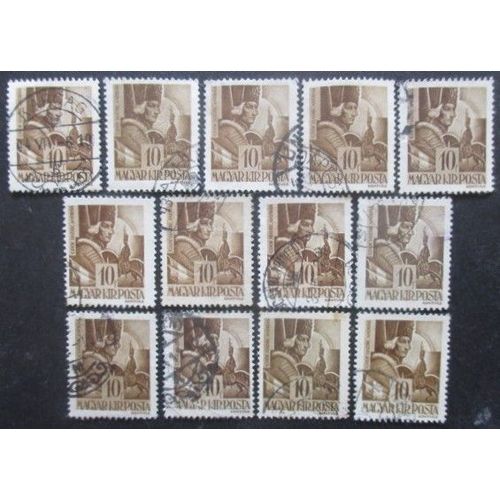 Hongrie N°619 X 13 Oblitéré