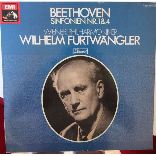 Wilhelm Furtwängler, Wiener Philharmoniker, Ludwig Van Beethoven ‎– Sinfonien Nr.1 & 4 (33t)