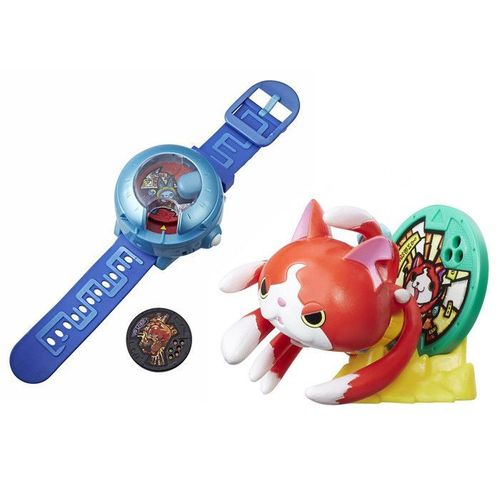 Montre À Double Projection Yo-Kai Watch Modèle U + Figurine Support Jibanyan