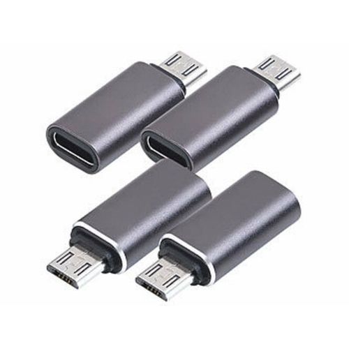 4 adaptateurs USB-C femelle vers Micro-USB mâle