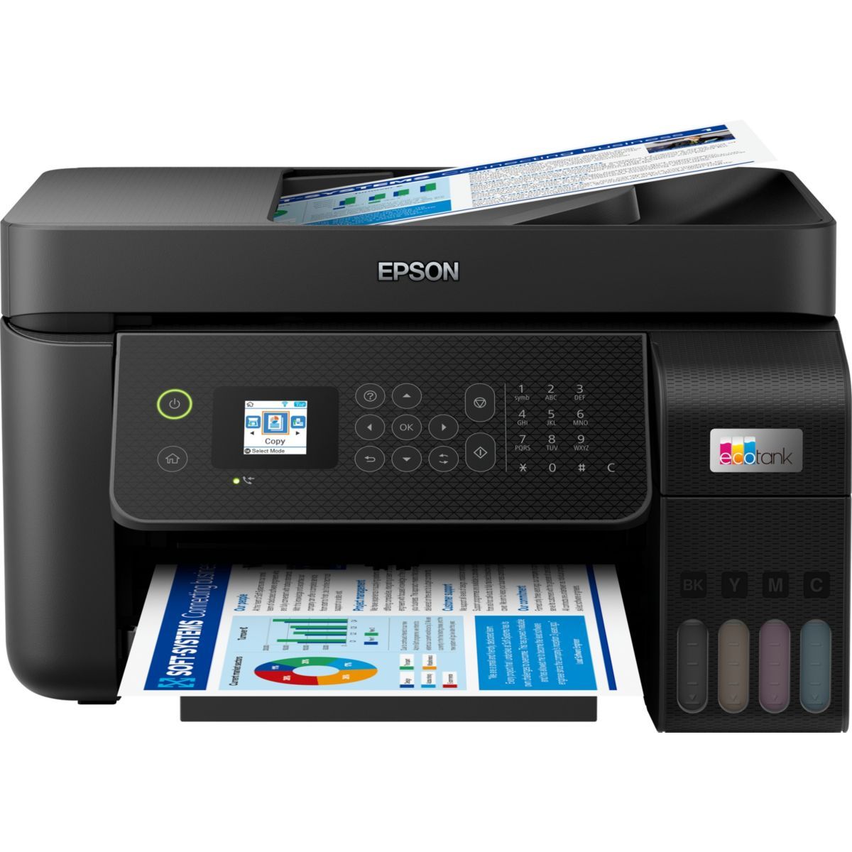 Epson EcoTank ET-4800 - Imprimante jet d'encre multifonction A4 5760 x 1440 DPI Wifi écran LCD