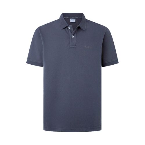 Polo Manches Courtes Guess Ss Polo Basic Pima - New Pima Cotton Stretch 185 Gris Anthracite Foncé