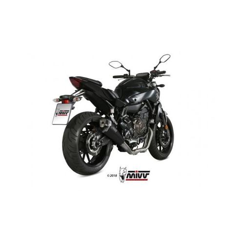 Ligne Complète Mivv Inox Silencieux Inos Noir/Casquette Carbone Yamaha Mt-07