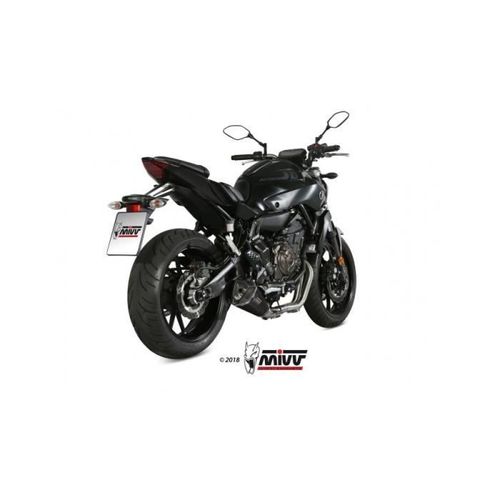 Ligne Complète Mivv Delta Race Inox Silencieux Inox Noir/Casquette Carbone Yamaha Mt-07