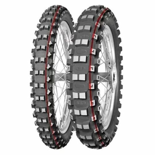 Pneu MITAS Terra Force-MX MH - Medium To Hard - 60/100-14 M/C 29M TT red & green