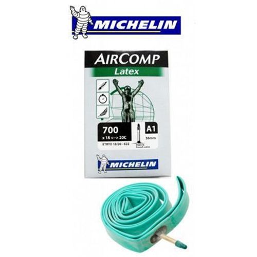 Chambre À Air Michelin Air Comp Latex (A1) - 700x18/20c 18/20-622 Presta 36 Mm