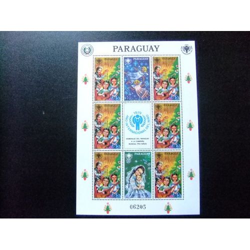 109 Paraguay 1981 / Année De L Enfant (Año Internacional Del Niño ) Yvert 1903 Mnh