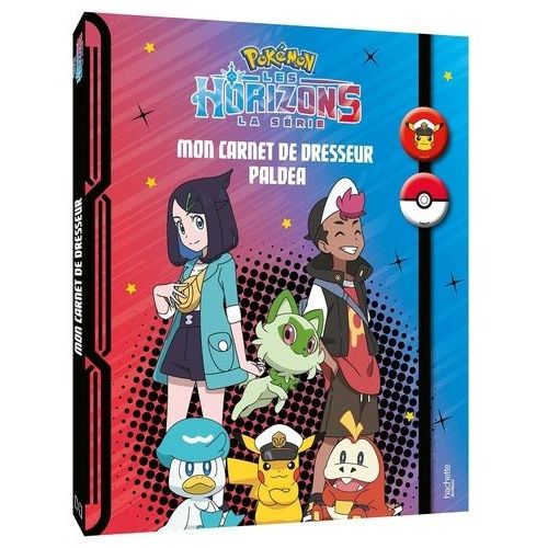 Pokemon - Les Horizons - Mon Carnet De Dresseur Paldea - Avec Deux Badges