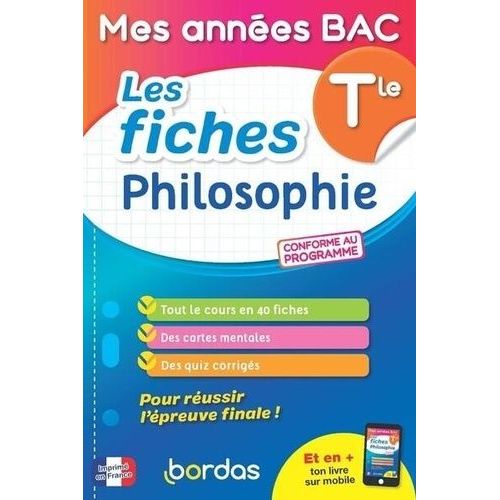 Les Fiches Philosophie Tle