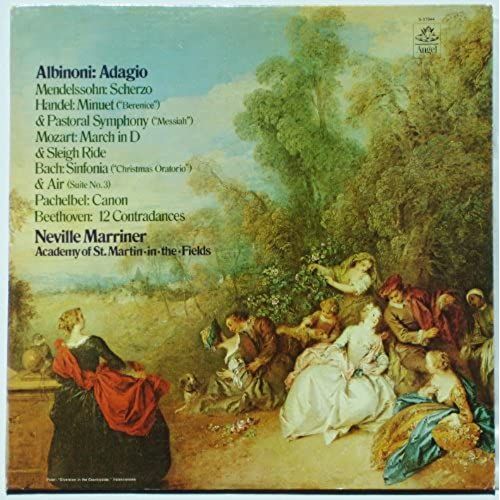 Albinoni: Adagio / Mendelssohn: Scherzo / Handel: Minuet & Pastoral Symphony / Mozart: March In D & Sleigh Ride / Bach: Sinfonia & Air / Pachelbel: Canon / Beethoven: 12 Contradances