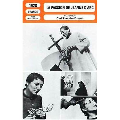 Fiche Monsieur Cinema La Passion De Jeanne D'arc
