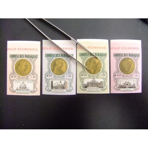 109 Paraguay 1965 / Hommage À Jean Xxiii Et Paul Vi / Yvert 799 / 802 Sn