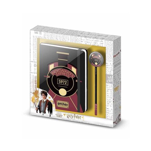 Harry Potter - Carnet De Notes Avec Stylo Set Cadeau Hogwarts Express