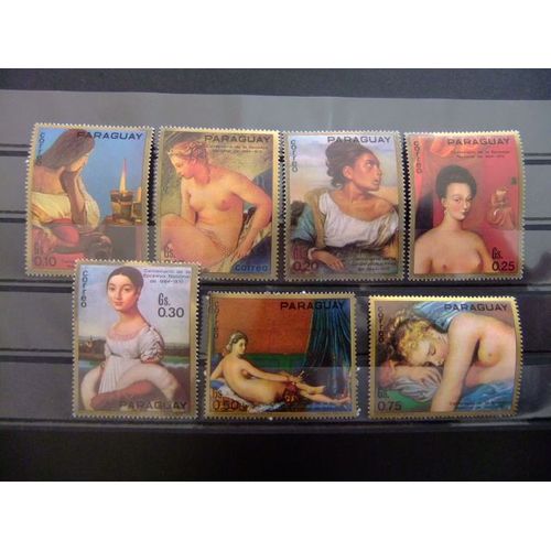 109 Paraguay 1971 / Peintures (Peintures) Musée Du Louvre / Yvert 1140 / 1146 Mnh