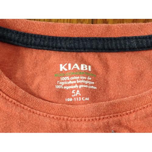 Tee-Shirt Kiabi Marron 5 Ans Tbe