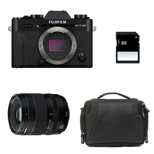 FUJIFILM X-T30 II NOIR + 16-50 Garanti 3 ans + Sac + Carte SD 8 Go