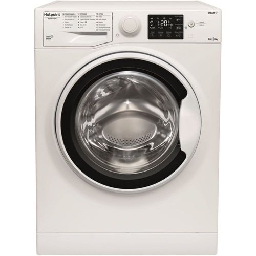Hotpoint Ariston RDG864387WKFR N Machine à laver séchante Blanc/noir - Chargement frontal