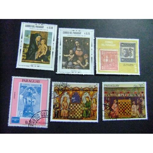 109 Paraguay 1967 / Peño. Lot Voir Photos / Yvert 1013+1016+941+Pa995+900+902 Fu