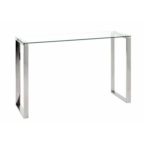 Paris Prix - Console Design "Hytin" 120cm Argent