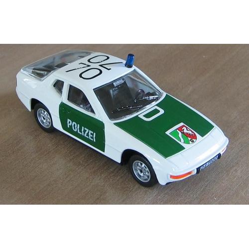 Porsche 924 "Polizei" - 1/43 Ème-Norev