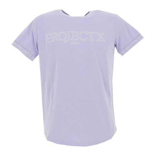 Tee Shirt Manches Courtes Project X Paris T-Shirt Violet Lilas Parme