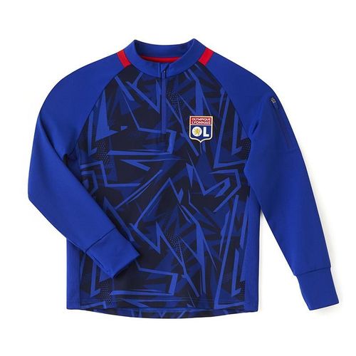 Sweat D'entraînement Joueur Olympique Lyonnais Sweatshirt Training Strike Nv Jr Bleu Marine