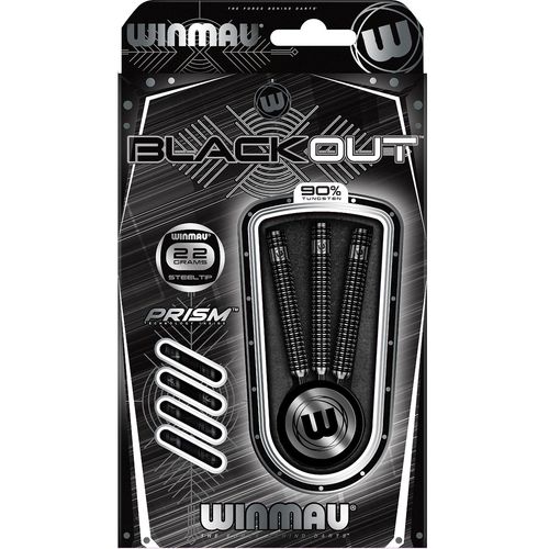 Fléchettes Winmau Blackout à pointe d'acier