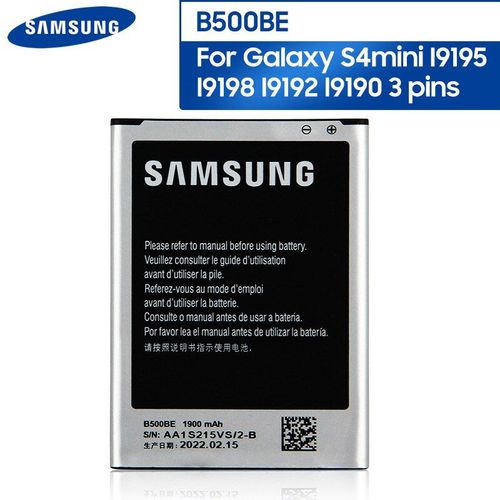 Batterie De Remplacement Originale B500be Pour Samsung Galaxy S4 Mini I9190 I9192 I9195 I9198 S4mini B500ae, 1900mah