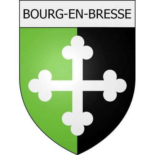 Bourg-En-Bresse 01 Ville Stickers Blason Autocollant Adhésif - 4 Cm