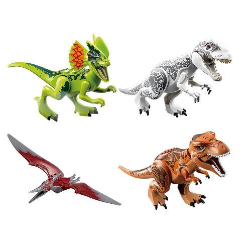 Figurines De Dinosaures Rex, Ptérosauria, Tyrannosaure, Triceratops, Jouets, Petits Modèles, Bloc De Construction, Cadeau Pour Enfants