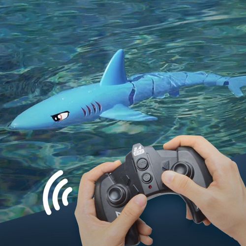 Jouets De Requin Bionique Télécommandés, Baignoire De Piscine Étanche, Bateau Rc 2.4ghz Pour Vacances, Cadeaux De Fête D'anniversaire
