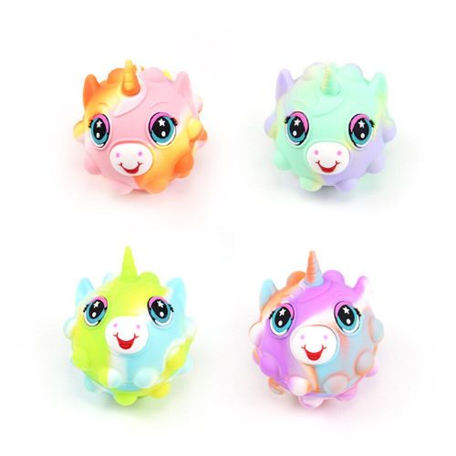 Jouet Sensoriel Licorne Flexible En Silicone Pour Adulte, Anti-Stress, Autisme, Cadeau Pour Enfant, Décompression, Soulagement De L'anxiété