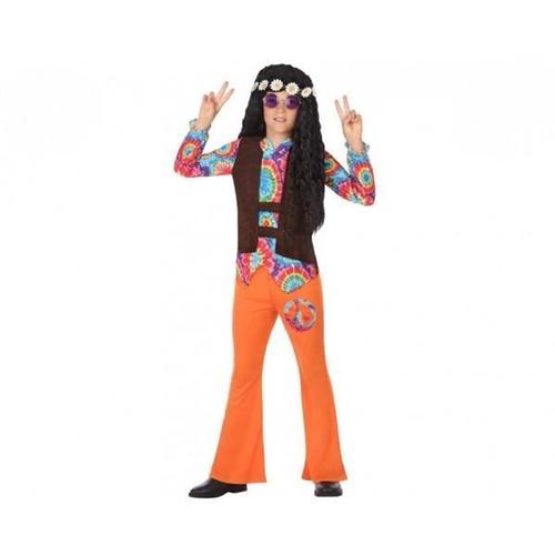 Costume Enfant Hippie Orange - Euroweb - Hippie - Polyester - 3 Ans Et Plus