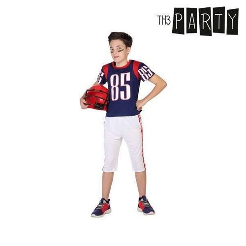 Déguisement Pour Enfants Joueur De Rugby American - Un Costume Garcon Taille - 7-9 Ans