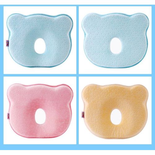 Oreiller Doux Pour Nouveau-Né, Soins Infantile, Prévention De La Tête Plate, Mousse À Mémoire De Forme, Oreiller De Positionnement De Sommeil, Protection