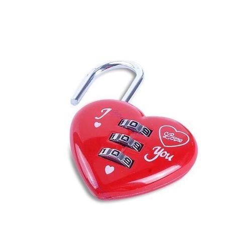 Le cadenas c¿ur combinaison 3 chiffres objet deco maison design insolite