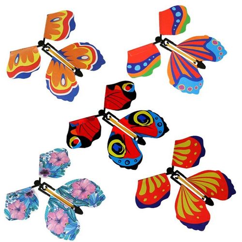 Jouets Volants Magiques, Bricolage, Astuces, Changement De Mains, Transformation Des Couleurs, Accessoires Aléatoires, Papillon Magique, Jouet Volant, 5 Pièces