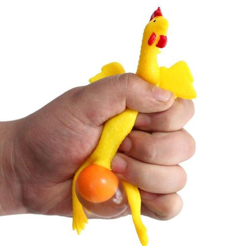 Porte-Clés Fidget Amusant Anti-Stress Pour Enfants, 1 Pièce, Nouveauté, ¿Ufs De Poule, Jouets Surprise, Squishy