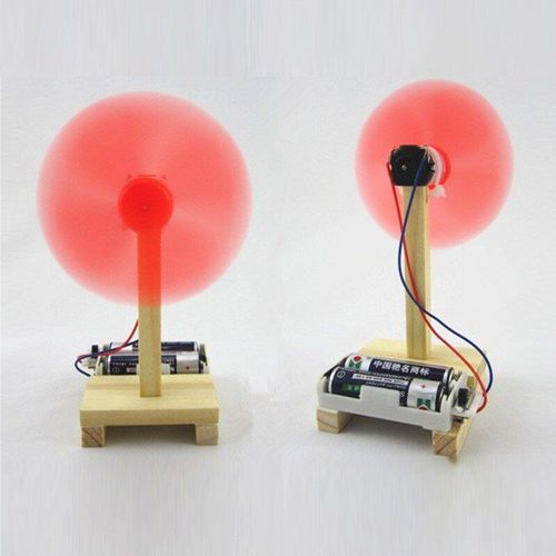 Gizmo De Technologie Pour Enfant, Bricolage, Expérience De Science Physique, Assemblage Intellectuel, Ventilateur Électrique, Jeu De Cerveau, Puzzle, Jouets, 1 Pièces