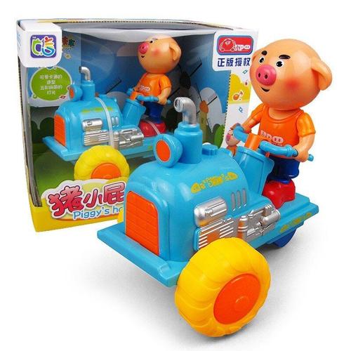 Tracteur Avec Éclairage Électrique 3d, Pilote Automatique, Balançoire Cochon, Modèle De Jouets, Individualité, Musique Rotative, Jouet De Divertissement Pour Enfants