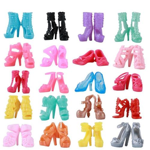 Ensemble De 55 Pièces De Mini Sacs À Chaussures, Accessoires De Vêtements De Poupée, Jeu De Déguisement Pour Filles, Jouets De Maison, Accessoires De Poupée, Cadeau Pour Enfants